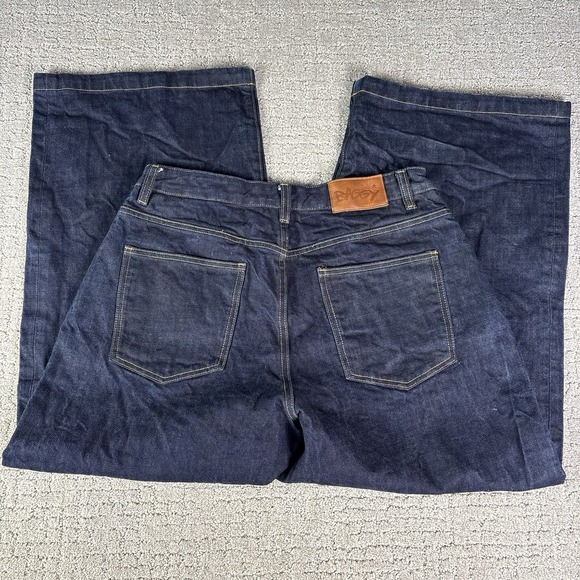 BAGGY Other - BAGGY Men's Dark Wash Salvaged Denim Wide-Leg Jeans Regular Fit Size M 5-Pocket